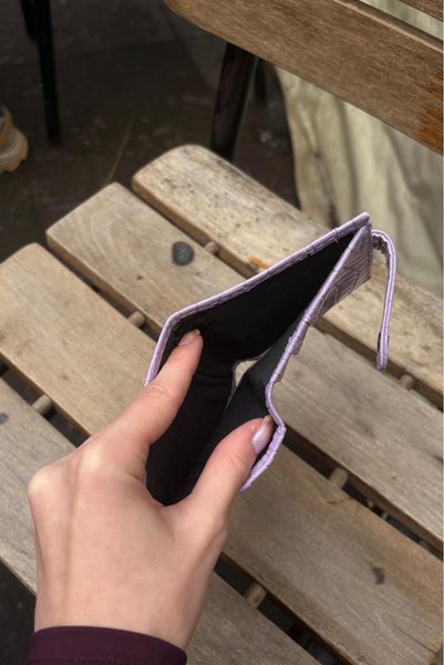 Grsbags Purple Pink Women's Card Holder and Wallet