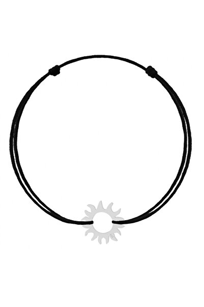 BIJUTERIA NEAGRA Brățară cu pandantiv soare din argint 925