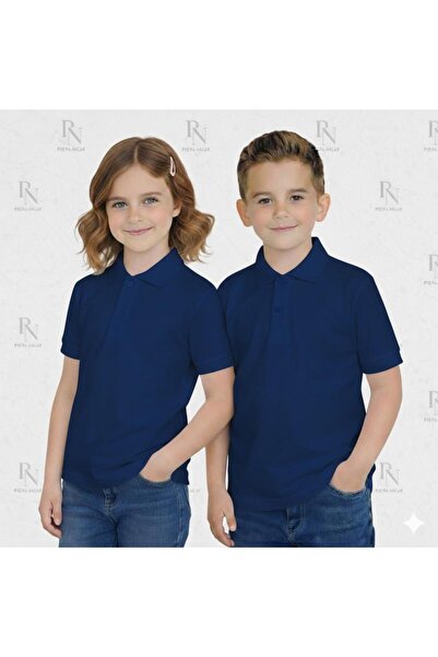 NACAR STYLİSH Children's 100% Cotton Polo Collar School Show and Daily Wear T...
