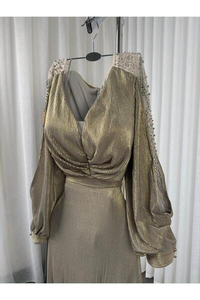 nyoumi pleated dress