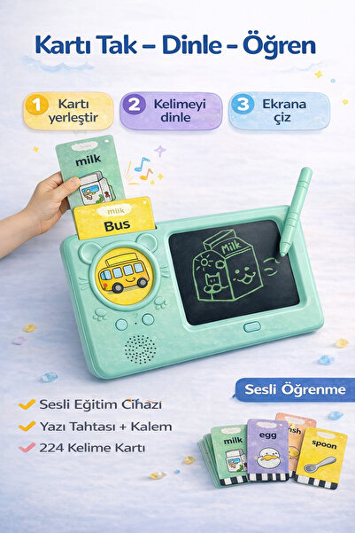 DENAPCAL Sesli Çizim Tableti Eğitici Çocuk Oyuncak-Türkçe&İngilizce Öğretici ...