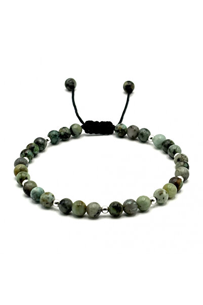 BIJUTERIA NEAGRA Brățară cu bile din argint 925 și turcoaz