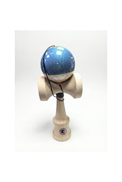 Okendama SPLATTER- REVO GLAZE - Full Maple - Teal/White