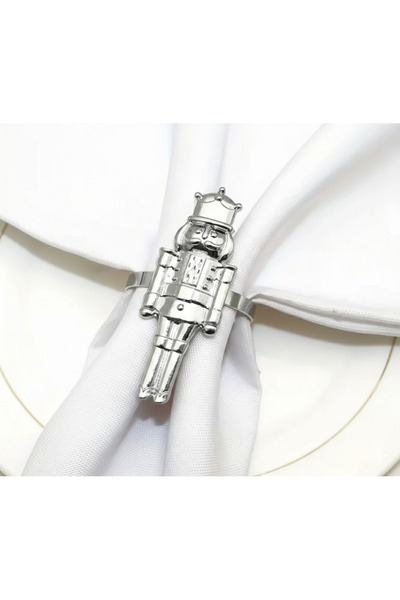 İsmet toka 6 Pcs - Findikkiran Military Metal Napkin Ring Christmas and Ramad...