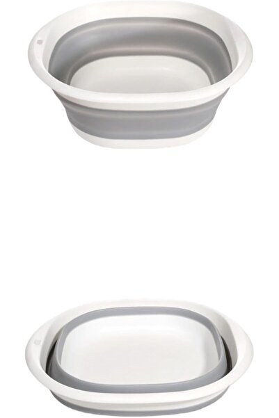 Roomlyne Folding Bucket 34x25x13.5cm Foldable Sink & Portable Basin