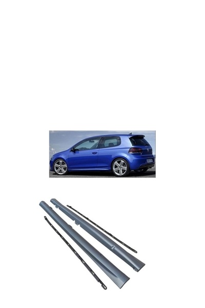 X POWER TUNİNG Vw Golf 6 R20 Tayvan Plastik Yan Marşpiyel 2009-2012