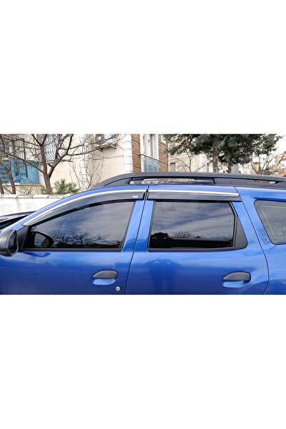 Kml34tuning55 Dacia Duster 2018-2023 Kromlu Cam Rüzgarlığı Orjinal Tip