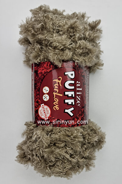 Alize Puffy FurLove Parmakla Örülen Örgü İpi 530-Bej
