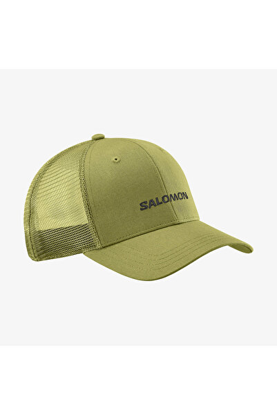 Salomon LOGO TRUCKER CAP Şapka Cardamon Seed LC2837200