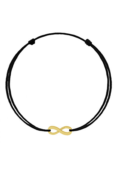 BIJUTERIA NEAGRA 14K GOLD Infinity Pendant Bracelet