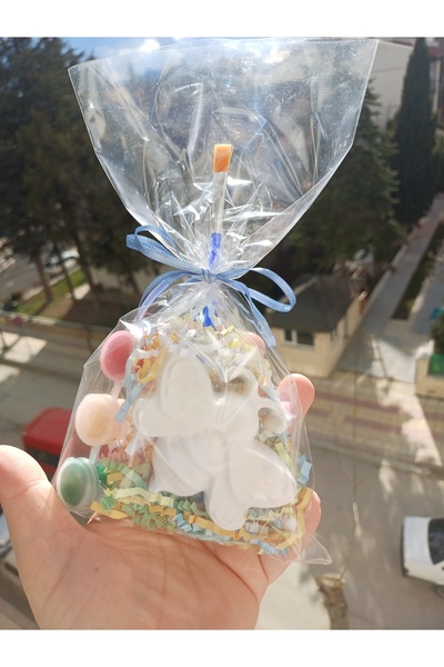 Opulent Accessories Arı tas boyama seti,10 adet doğum gunu ,karne ve mezuniye...