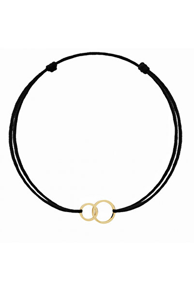 BIJUTERIA NEAGRA 14K GOLD Circles Pendant Bracelet