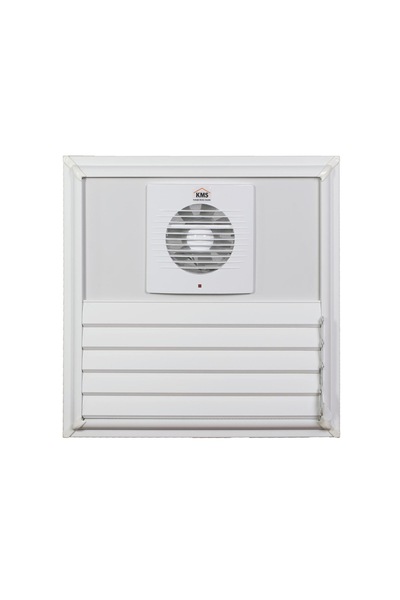 Alüminyum menfez 55x55 Alüminyum Yüzeysel Aspiratörlü 120'lik Menfez Beyaz