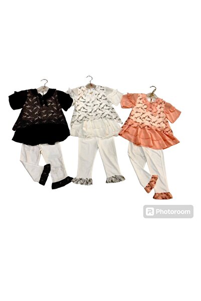 GENERAL طقم بناتي مكون من قطعتين مقاس 2 - 8 سنة