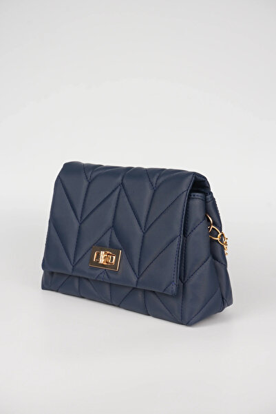 WB BAG Kapitone Desenli,Kilit Kapaklı, Zincir Askılı Kadın El, Kol ve Omuz Ça...