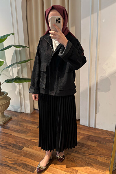 Rukayyel Patterned Jacket - Black