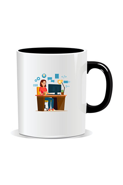 Mug Mania Cana personalizata cu mesaje pentru programatori, Birou de programa...