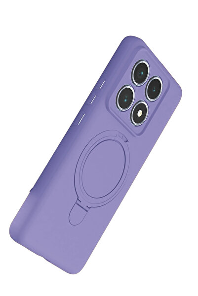 Epilons غطاء ماج سيف لهاتف مي 14 تي مع حامل - أرجواني