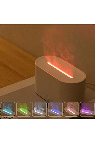 AMRIS Flame Effect Air Humidifier with LED Light, 150ml