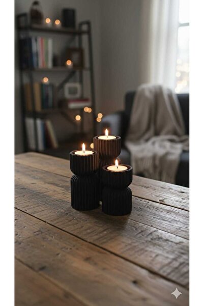 Rivon Desing ALBA 3'lü mumluk seti