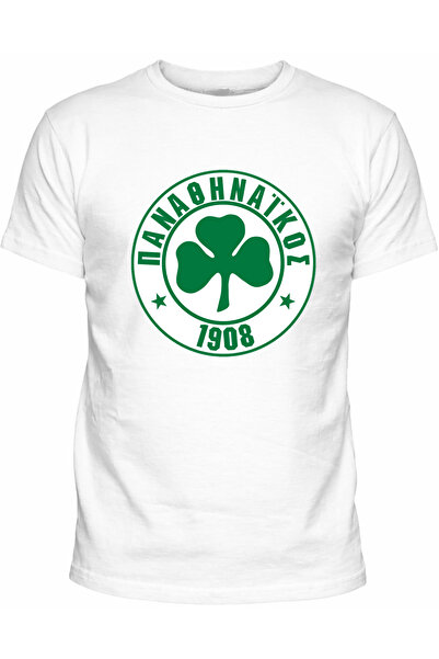 Efendioğlu Design Παιδικό κοντομάνικο βαμβακερό μπλουζάκι Panatinaikos με μεγ...