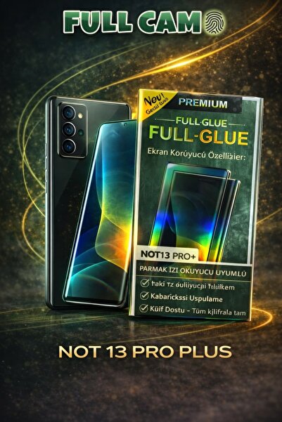 ALMANARA PROJECT واقي شاشة من الزجاج المقوى متوافق مع NOTE 13 PRO PLUS، غطاء ...