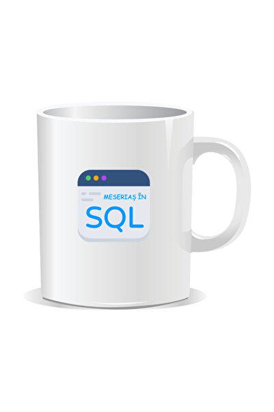 Mug Mania Cana personalizata cu mesaje pentru programatori, Meserias in SQL