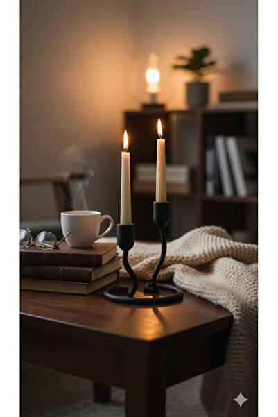 Rivon Desing BEIN 2'li tek parça şamdan