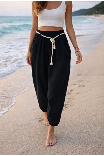 PHUTİ COLLECTION 100% Cotton Balloon Pants