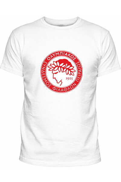 Efendioğlu Design Short-Sleeved Olimpia Big Printed Cotton Children's T-Shirt