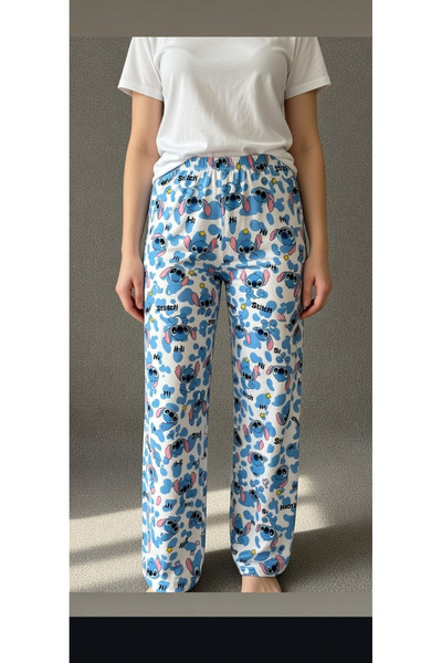 Gofeel Stitch Patterned Baggy Unisex Sweatpants