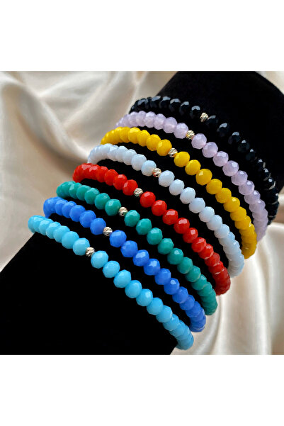 BIJUTERIA NEAGRA Brățară cu bilă din aur de 14K și cristale fațetate