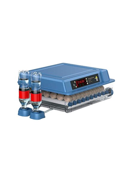 PowerS-Pro 64’lü Tam Otomatik Kuluçka Makinesi | Dijital Isı Nem Kontrol | Ne...