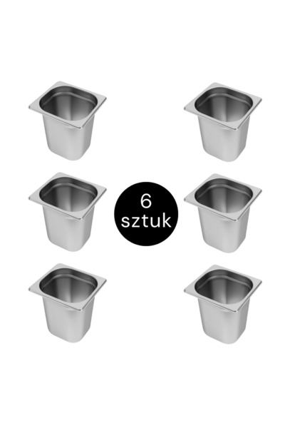 Other GN container Mega-M 1/6 176x162x200 (set of 6) N