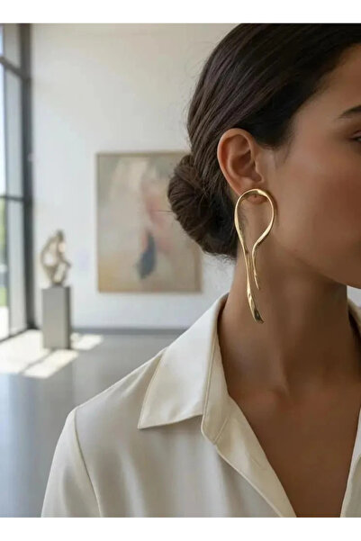 Dorvina 316L Steel Tarnish Resistant Jewelry Gold Color Water Drop Geometric ...