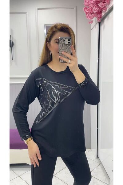 zumra butik Bluz - SİYAH - XL