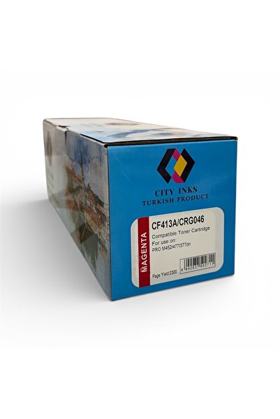 City Inks حبر تركي سيتي انك متوافق مع HP M452 / M477 CF413A / CRG046 410A ارج...