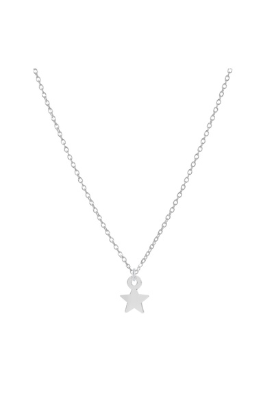 BIJUTERIA NEAGRA 925 Sterling Silver Mini Star Pendant Necklace