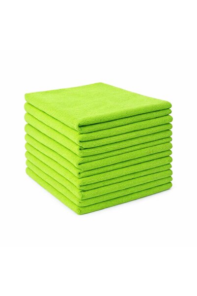 Silver Super Absorbent 40X40Cm 10 Pack Microfiber Cloth - Wash and Use