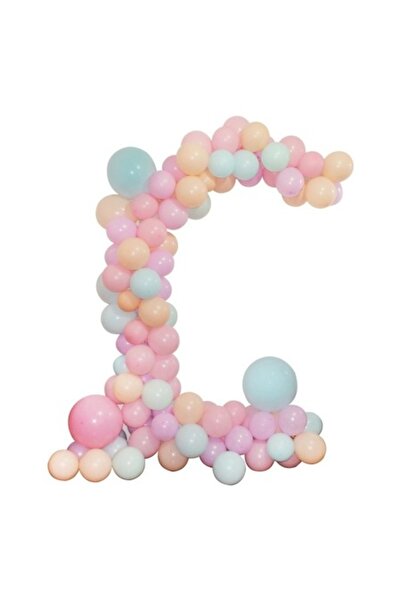 SDX Market Set 123 baloane pentru aranjament arcuit 5 m, pastel