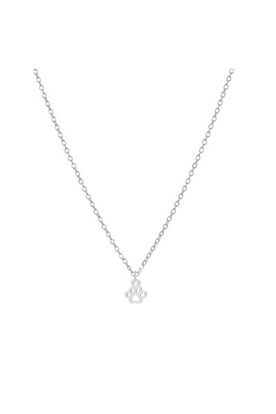 BIJUTERIA NEAGRA Mini Paw Pendant Necklace in 925 Silver