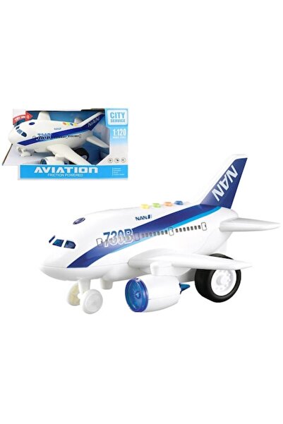 Import LEANToys Παιχνίδι Αεροπλάνο, Εισαγωγής LEANToys, Λευκό/Μπλε