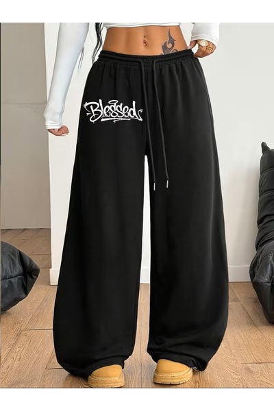 Nilvor بنطلون رياضي واسع الساقين للجنسين من Blessed Baggy