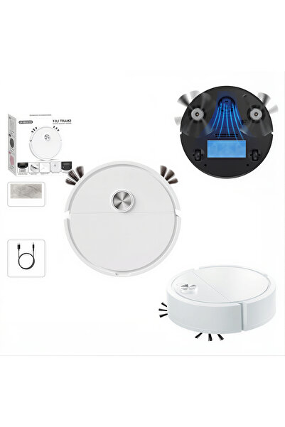Issa 16cm Smart Robot Vacuum Cleaner with Side Brushes, Filter and USB Chargi...
