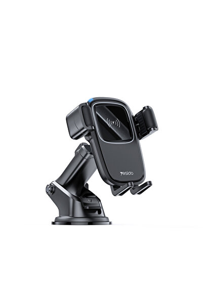 Yesido C 187 Self-Aligning Coil Car Charger | Mobile Phone Holder | Qi 15W Wi...