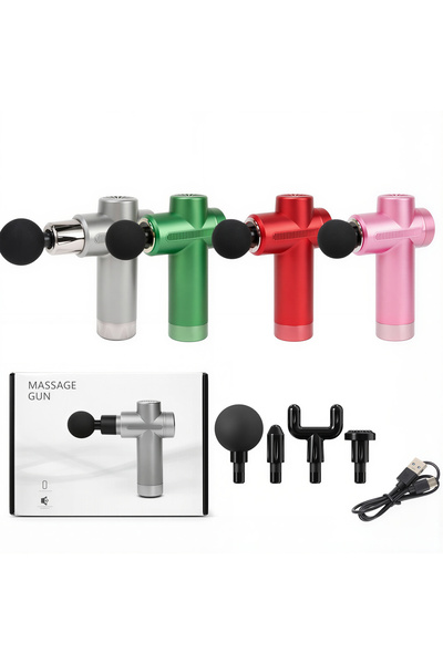 Issa Electric Massager 15x12cm, with Interchangeable Accessories and USB Char...