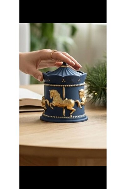 Roses ATLI KARINCA DESENLİ KOKULU MUM EV DEKORASYONU VE HEDİYELİK EŞYA