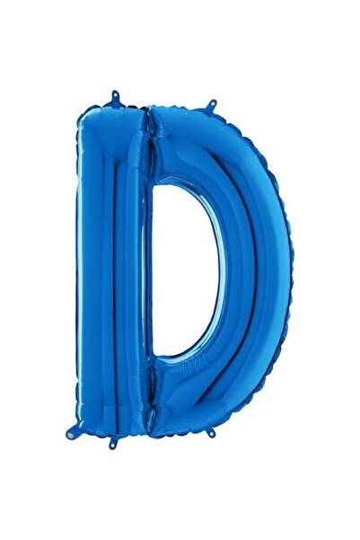 grabo Μπαλόνι Foil με το γράμμα D σε μπλε χρώμα 66 εκ.