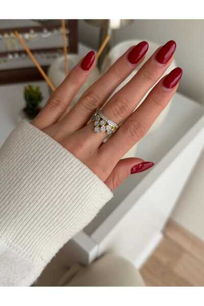 Bubbleatelier خاتم مزين بالرقائق الفولاذية قابل للتعديل