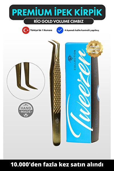 Empressco Rio İnce Uçlu Profesyonel Premium Mega Volume Ipek Kirpik Cımbızı R...